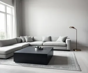 Szary salon inspiracje